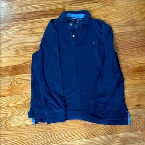 Tommy Hilfuger Men's Navy Blue Polo Shirt